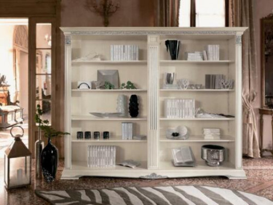 Büro Bicherregal Akteschaf Luxus Miwwel Stil Antik Schaf Barock Massivholz