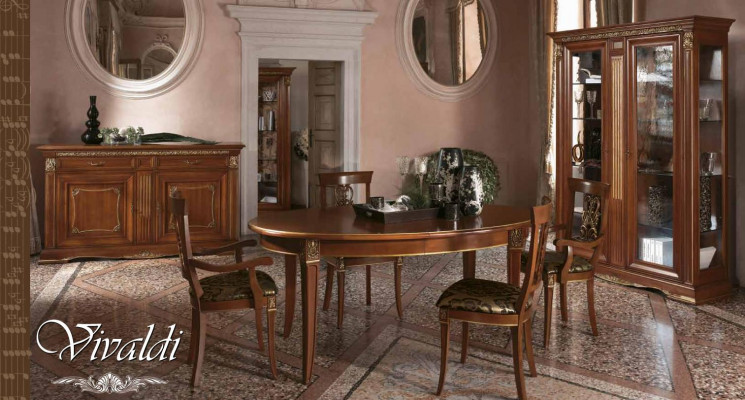 Iessdësch Garnitur Designer Dëscher + 4x Stull Set Massivholz Komplett Set Wunnen