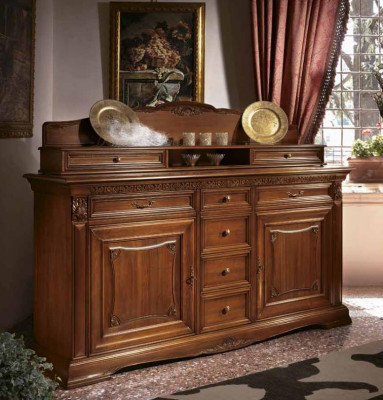 xxl Buffet Kommoud Kommouden Schaf Barock Rokoko Sideboard Konsol Regal Massivholz