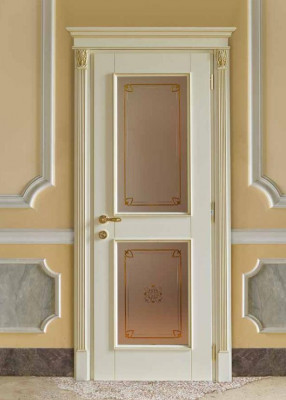 Dier + Karm Innendieren Barock Moossunféierung Klassesch Massivholzdieren Italien nei