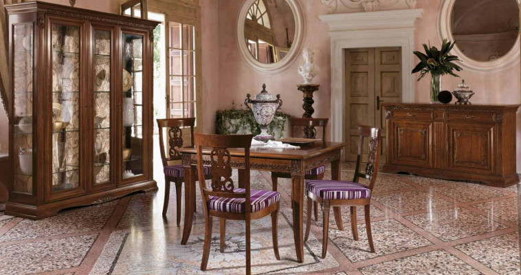 Iessdësch Iessdëscher Dëscher Dësch Design Klassesch Holz Barock Rokoko Miwwelen nei