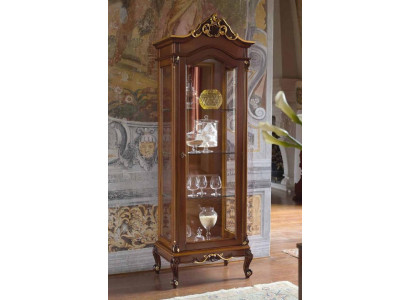 Edel Vitrin Antik Stil Barock Rokoko Klassesch Wunnzëmmer Glas Schaf