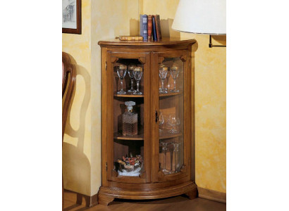 Vitrine Italienesch Luxus Miwwelen Vitrinen Kommoud Schaf Glas Design Schief