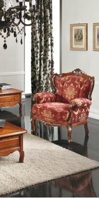 Miwwelen Still Art déco Design Fauteuil Textil Wunnzëmmer Lounge Luxus Design Nei