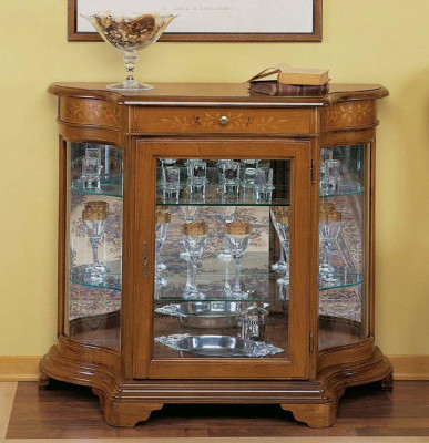 Bar Schaf Schief Anrichte Vitrin Glasschaf Vitrinen Italienesch Miwwelen