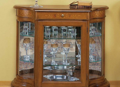 Bar Schaf Schief Anrichte Vitrin Glasschaf Vitrinen Italienesch Miwwelen