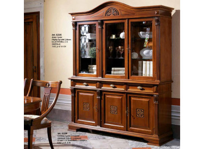 Steewand Holz Buffet Vitrine Schaf Sall Schiefschränk