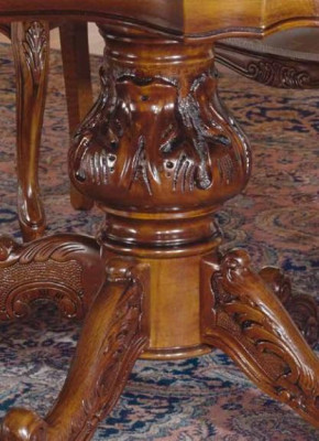Klassesch Luxus Dësch Holz Dëscher Barock Rokoko Deko Antik Stil Iessen Wunnen.