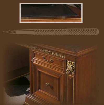 Schreifdësch Büro Dësch Klassesch Designer Office Dëscher Barock Rokoko Massivholz