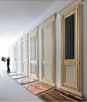 Luxus Washington Büro Set Italienesch Miwwelen Büro 3tlg. Barock Rokoko Massivholz