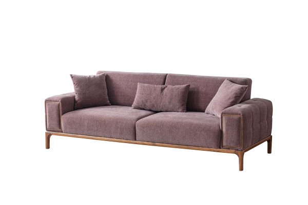 Sofagarnitur 3+3+1 Sëtzer + Dësch 4tlg Set Polstersaachen Miwwelen Canapé Couch