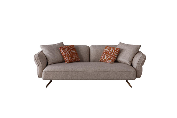 Luxus Modern Wunnzëmmer Set 4 Deeler 4+3 Sëtzer Sëtz an Dësch nei