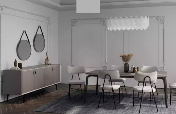 Stull fir d'Iesszëmmer komfortabel fir Interieur an Stil nei Qualitéit