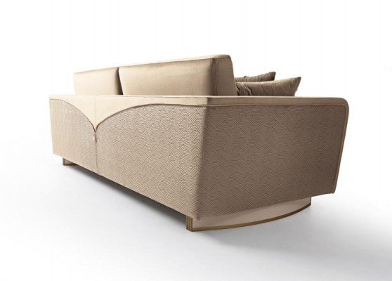 Canapé-Set 3+1+1 Sëtzer Set Design Sofa Polster Canapéen Canapé Klassesch 3 Deeler.
