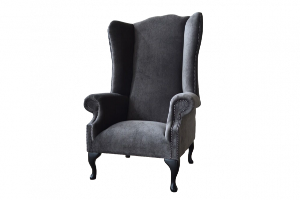 Ohrensessel Fauteuil Design Polster Sofa Couch Chesterfield Textil Miwwel
