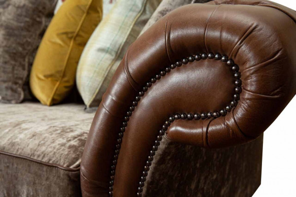 Zweesëtzeger Sofa Klassesch Chesterfield Canapéen Polster Zweesëtzer Sëtz