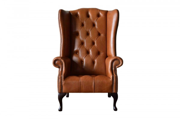 Sëtz Stull Fauteuil Chesterfield Luxus Sëtzplaz Wunnzëmmer Brong Nei
