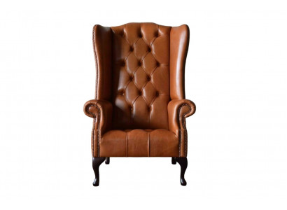 Sëtz Stull Fauteuil Chesterfield Luxus Sëtzplaz Wunnzëmmer Brong Nei