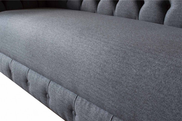 Chesterfield Sofa 3 Sëtz Couch Polster Luxus Textil Canapéë Sofaen