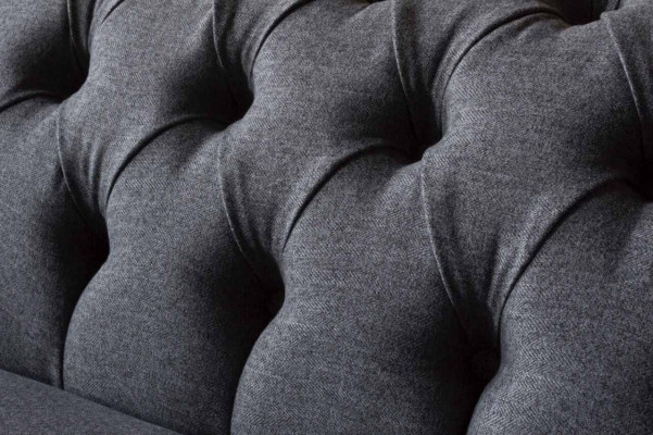 Chesterfield Sofa 3 Sëtz Couch Polster Luxus Textil Canapéë Sofaen