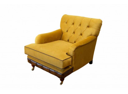 Sesselen 1 Sëtz Sofas Stoff Wunnzëmmer Textil Luxus Miwwelen Einsëtzer Chesterfield