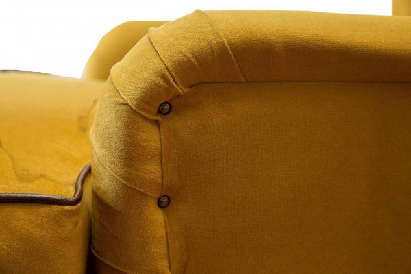 Sesselen 1 Sëtz Sofas Stoff Wunnzëmmer Textil Luxus Miwwelen Einsëtzer Chesterfield
