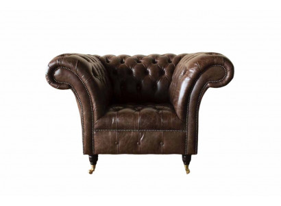 Chesterfield Fauteuil Klassesch Design Wunnzëmmer Polster Einsëtzer Stil Miwwelen
