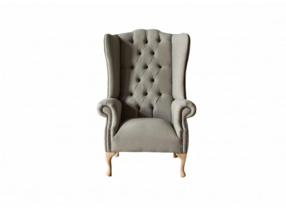 Groussen Ouerfauteuil Fauteuil Design Polster Chesterfield Textil Wunnzëmmer