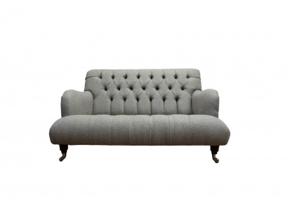 Luxus Dräisëtzer Gro Sofa 2 Sëtzer Design Chesterfield Miwwelen Couchen