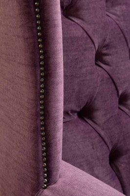 Ouerséchel Designer Stoff 1 Sëtzer Canapéë Këssen Chesterfield Sëtz
