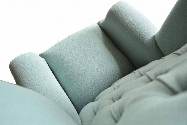 Ohrsessel Sesseldesign Polster wäiss Couch Chesterfield Textil Nei