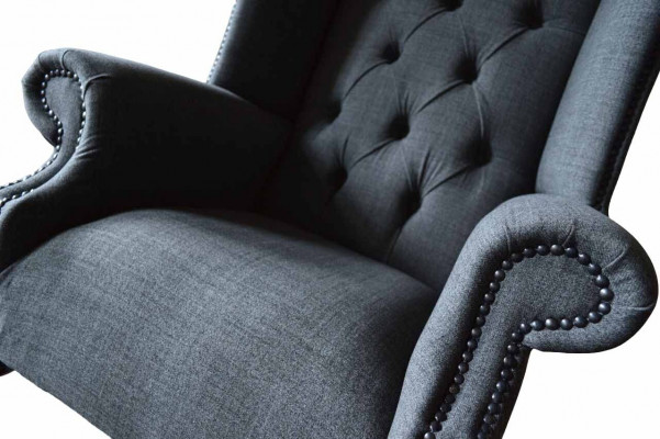 Fauteuil Einsitzer Chesterfield Canapé Miwwel Luxus Miwwel Ouerfauteuil Neit