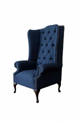 Chesterfield Ouerfauteuil Relax-Fauteuil Stull Polster Stoff Textil 1 Sëtz