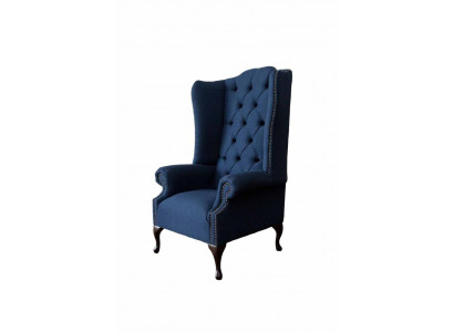 Chesterfield Ouerfauteuil Relax-Fauteuil Stull Polster Stoff Textil 1 Sëtz