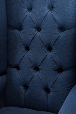 Chesterfield Ouerfauteuil Relax-Fauteuil Stull Polster Stoff Textil 1 Sëtz