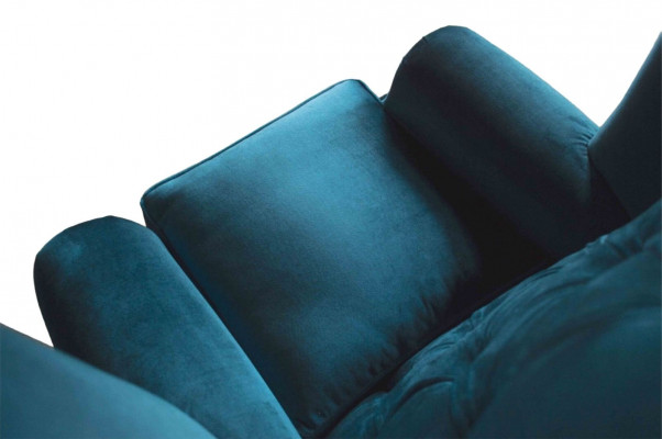Groussegréng Ouersessel Sëtz Design Polster Chesterfield Textil Wunnzëmmer