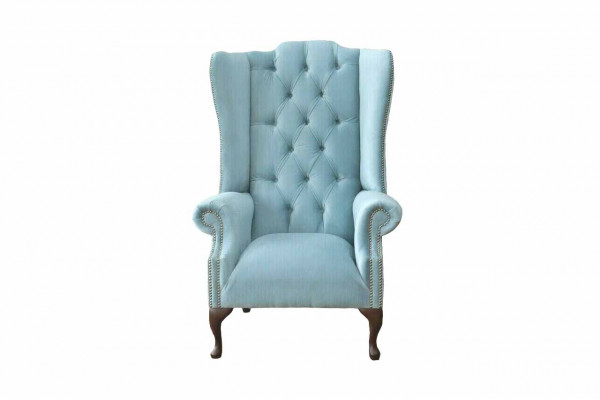 Babybloen Ouerensessel Sessel Design Polster Canapé Couch Chesterfield Stoff Nei