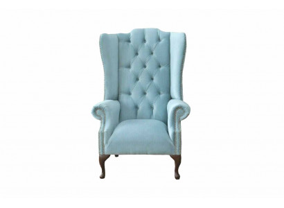 Babybloen Ouerensessel Sessel Design Polster Canapé Couch Chesterfield Stoff Nei