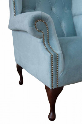 Babybloen Ouerensessel Sessel Design Polster Canapé Couch Chesterfield Stoff Nei