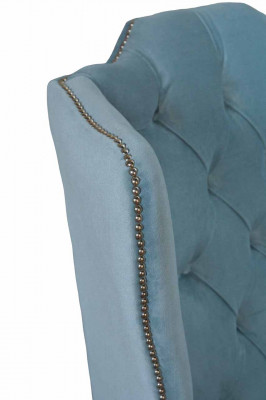 Babybloen Ouerensessel Sessel Design Polster Canapé Couch Chesterfield Stoff Nei