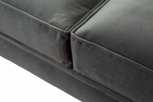 Chesterfield 3 Sëtzer Textil Design Sofa Canapé Polstersdaach Couchë Luxus