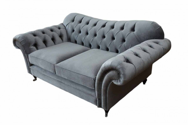 Chesterfield Sofa 2 Sëtzer Polster Designer Canapéen Sofas Gro Nei