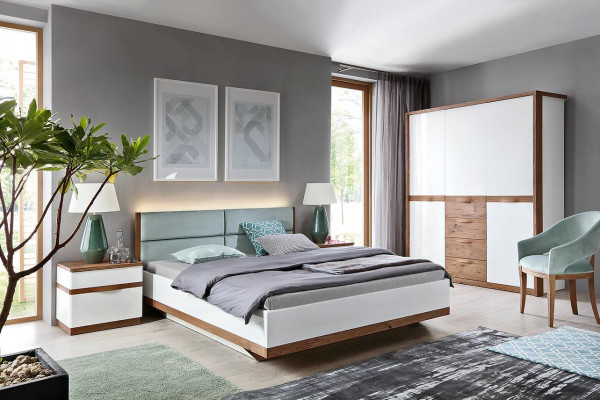 Klassesch Schief Beleschschlofzimmer Miwwelen Kleederschaf Holzschaf - CM-3D