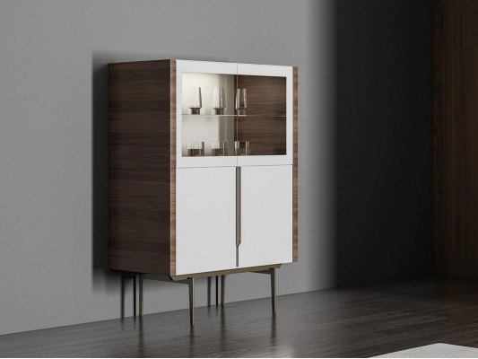 Luxus Iesszëmmer Set 8tlg Ariichtung Iessdësch Still 4x Holz Miwwelen Sideboard
