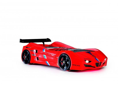 Rennwon Auto Bett Kannerbett Autobett Kannenzëmmer Better Miwwelen Rout