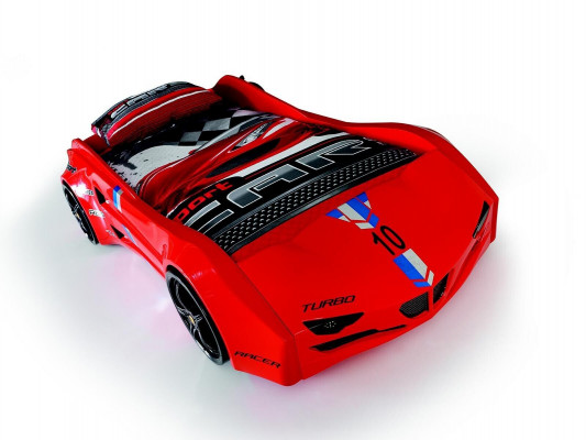 Rennwon Auto Bett Kannerbett Autobett Kannenzëmmer Better Miwwelen Rout