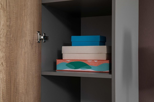 Kleiderschaf Jugendzëmmer Braun Schief Méiwwel Design Nei Schlofzëmmer