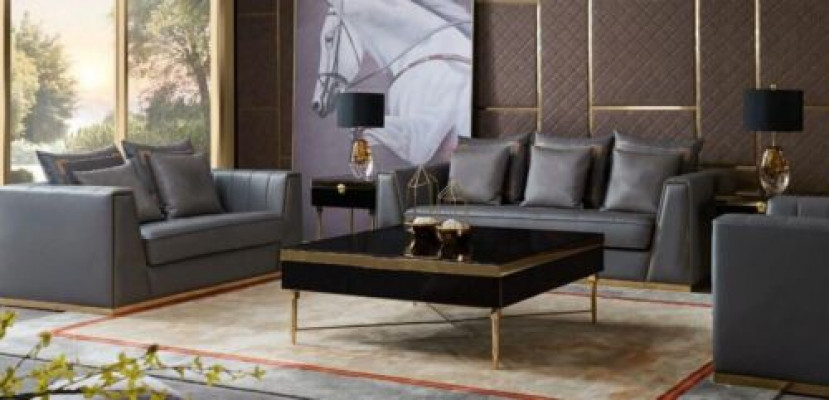 Sofagarnitur 321 Sëtzer Set Design Sofas Polster Couchen Lieder Deko Relax