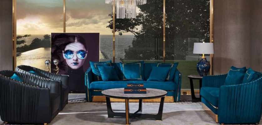 Sofagarnitur 321 Sëtzer Sofa Sëtz Couch Polster Garnitur Modern Couchen