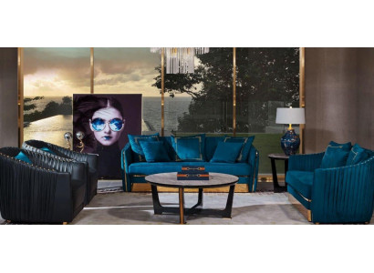 Sofagarnitur 321 Sëtzer Sofa Sëtz Couch Polster Garnitur Modern Couchen